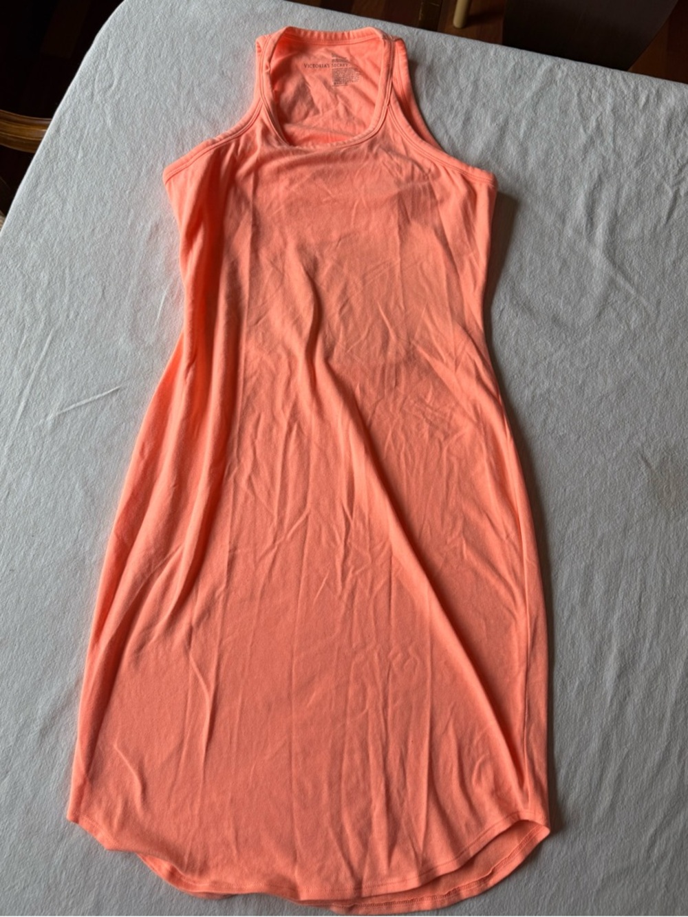 Victoria's Secret Coral Racerback Midi Tank Dress NEVER WORN!!